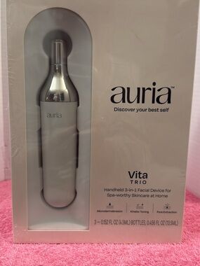Auria Vita Trio Handheld Facial Device — Silver